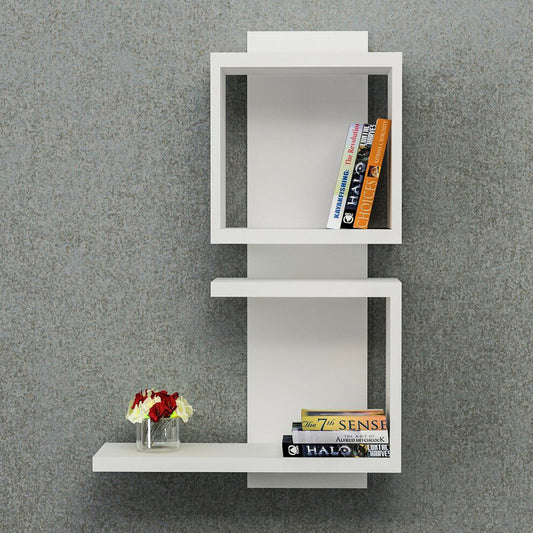 Étagère Murale Moderne – Finition Blanche
