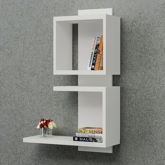 Étagère Murale Moderne – Finition Blanche